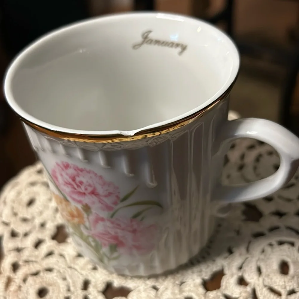 JANUARY Coffee Mug Bohemia Porcelain
